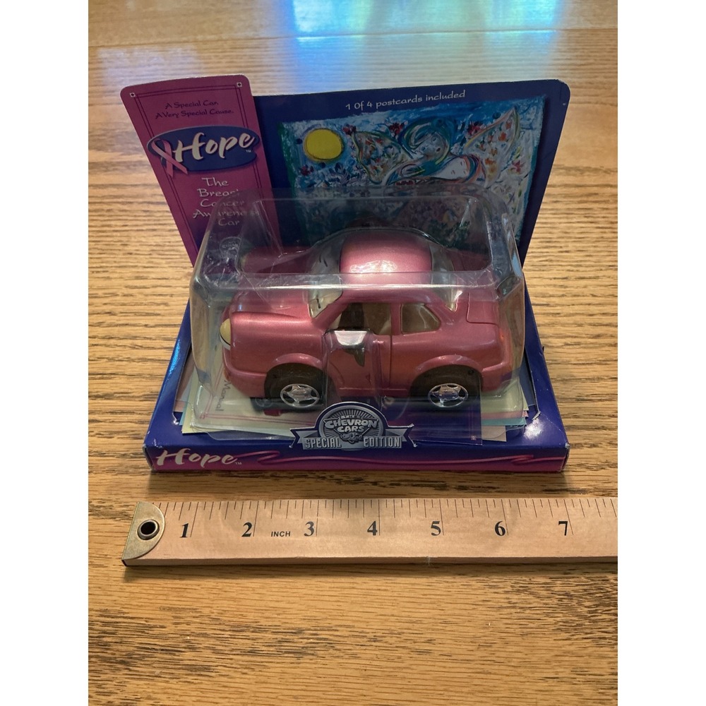 Chevron Cars Special Edition Hope Breast Cancer Awareness Pink Car 2001 NIB